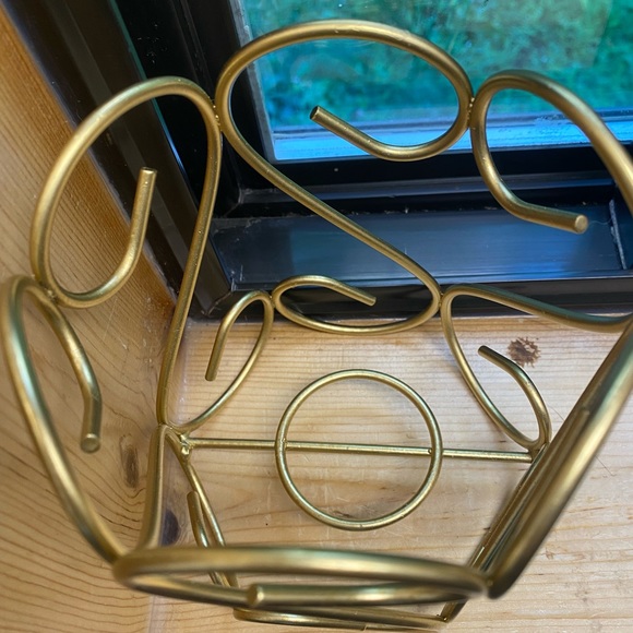 Metallic Gold Decorative Candle Holder - Picture 6 of 7